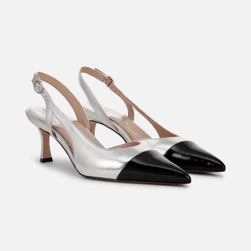Naturalizer Shoes for Women - 27 EDIT Ilyssa Slingback Pump Silver ZA50-7960Q1