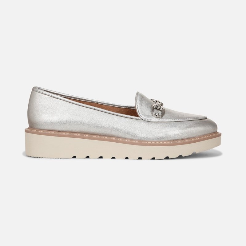 Naturalizer Shoes for Women - Adiline Bit Loafer Silver IZ21-4931Y8