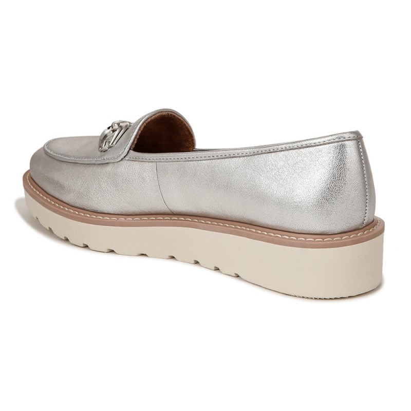 Naturalizer Shoes for Women - Adiline Bit Loafer Silver IZ21-4931Y8