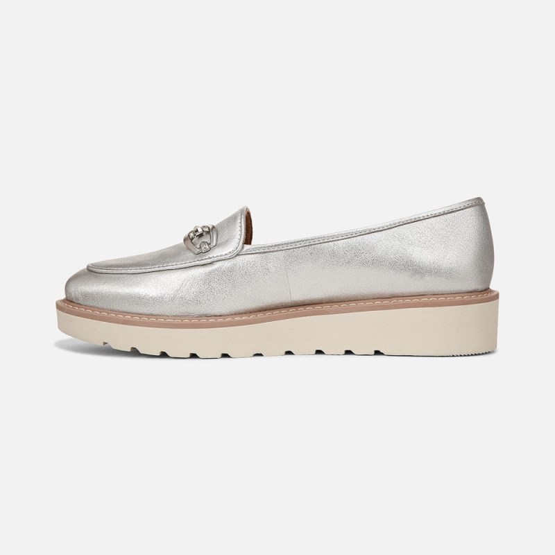 Naturalizer Shoes for Women - Adiline Bit Loafer Silver IZ21-4931Y8