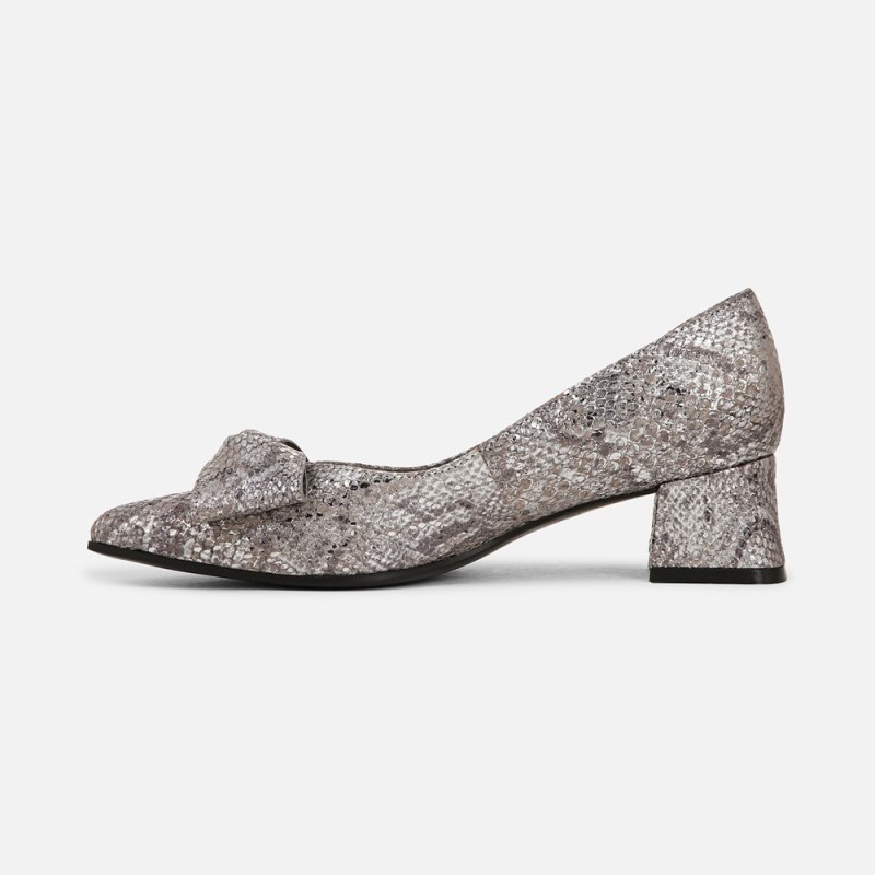 Naturalizer Shoes for Women - Mavis Bow Pump Silver DI53-1493A6