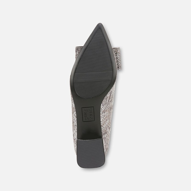 Naturalizer Shoes for Women - Mavis Bow Pump Silver DI53-1493A6