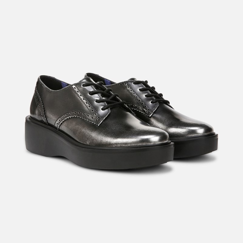 Naturalizer Shoes for Women - Obtain Lace up Derby Silver ZM21-1911E8