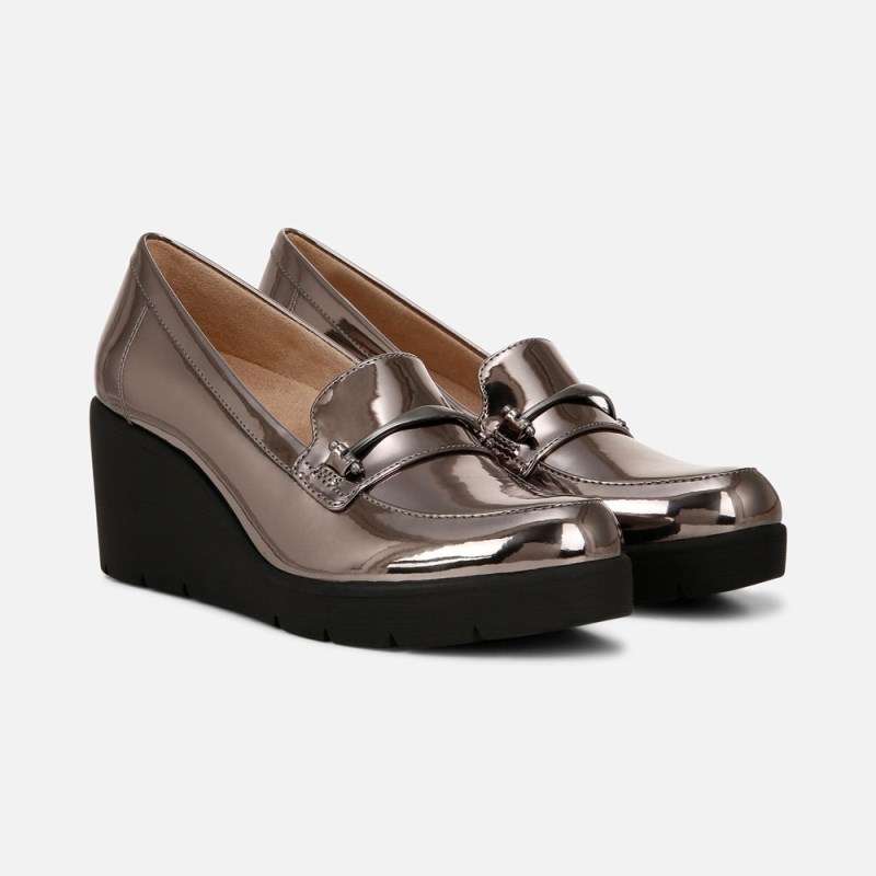 Naturalizer Shoes for Women - SOUL Achieve Wedge Silver ZT33-6613I5