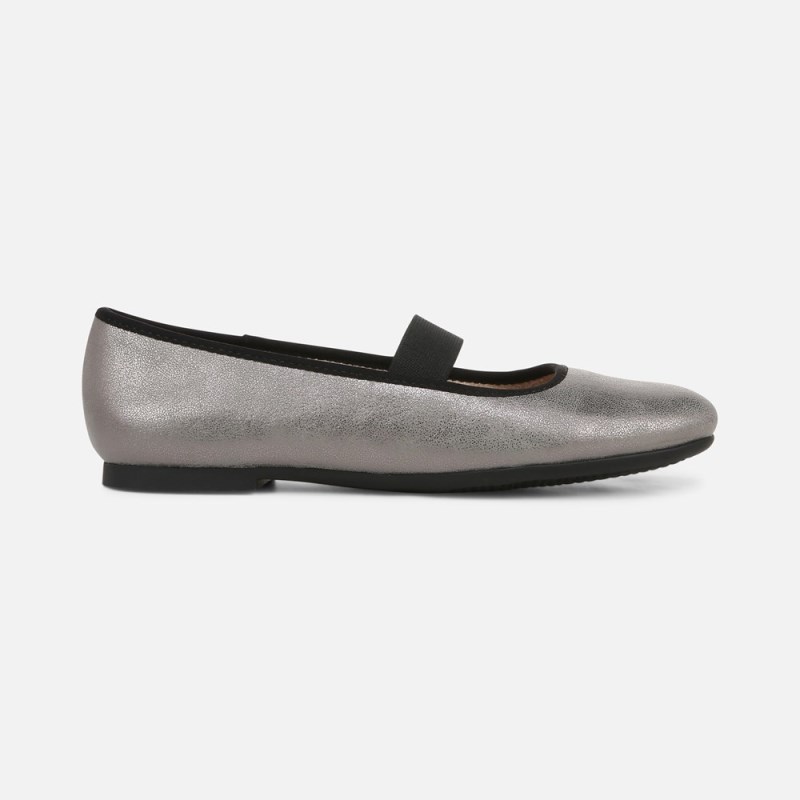 Naturalizer Shoes for Women - SOUL Brilliant Mary Jane Flat Silver AO89-7519U5