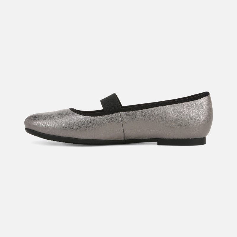 Naturalizer Shoes for Women - SOUL Brilliant Mary Jane Flat Silver AO89-7519U5