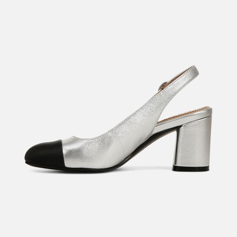 Naturalizer Shoes for Women - Sophie Slingback Pump Sliver XY42-5472G2