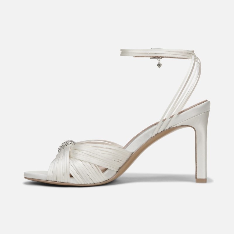 Naturalizer Shoes for Women - Cariad Ankle Strap Dress Heel White LJ01-1301U6