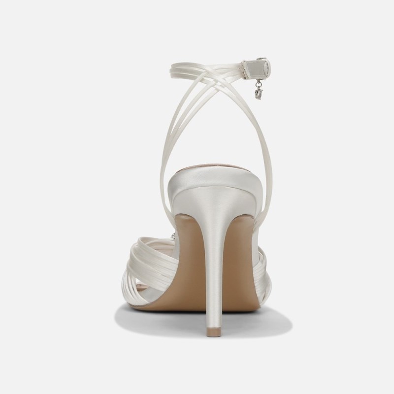 Naturalizer Shoes for Women - Cariad Ankle Strap Dress Heel White LJ01-1301U6