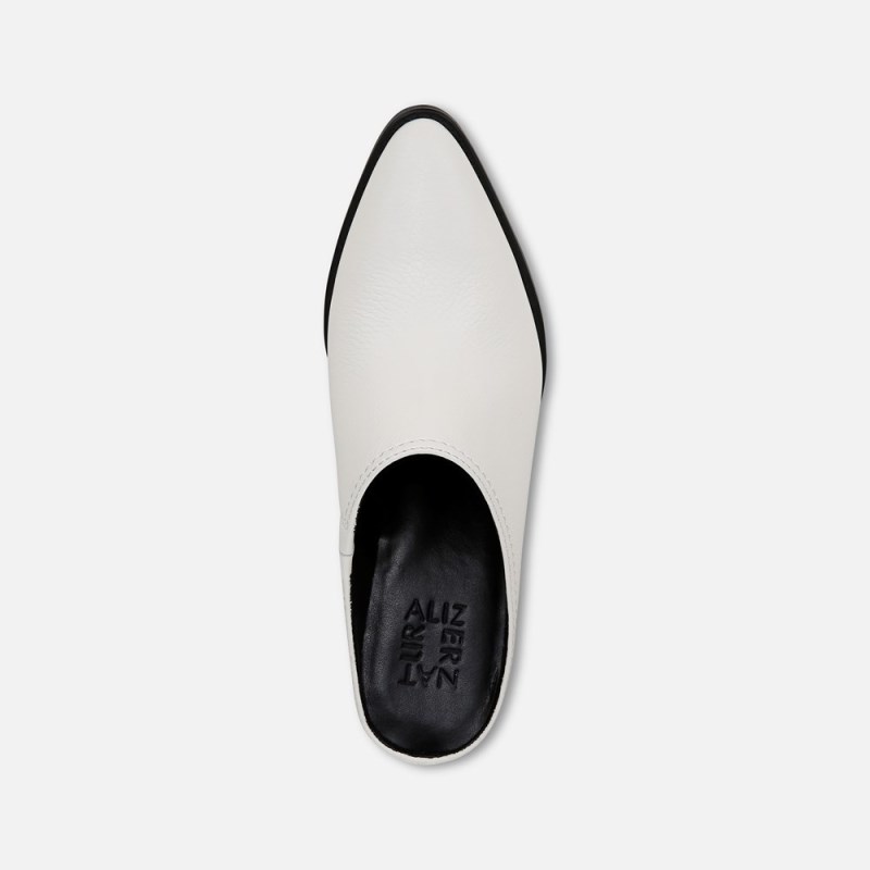 Naturalizer Shoes for Women - Fairmont Block Heel Mule White QL79-0659A3