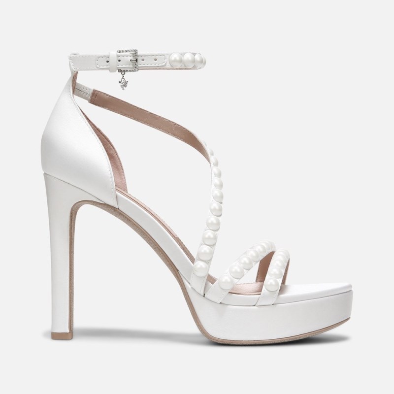 Naturalizer Shoes for Women - Love Dress Sandal White LJ66-1966Z4